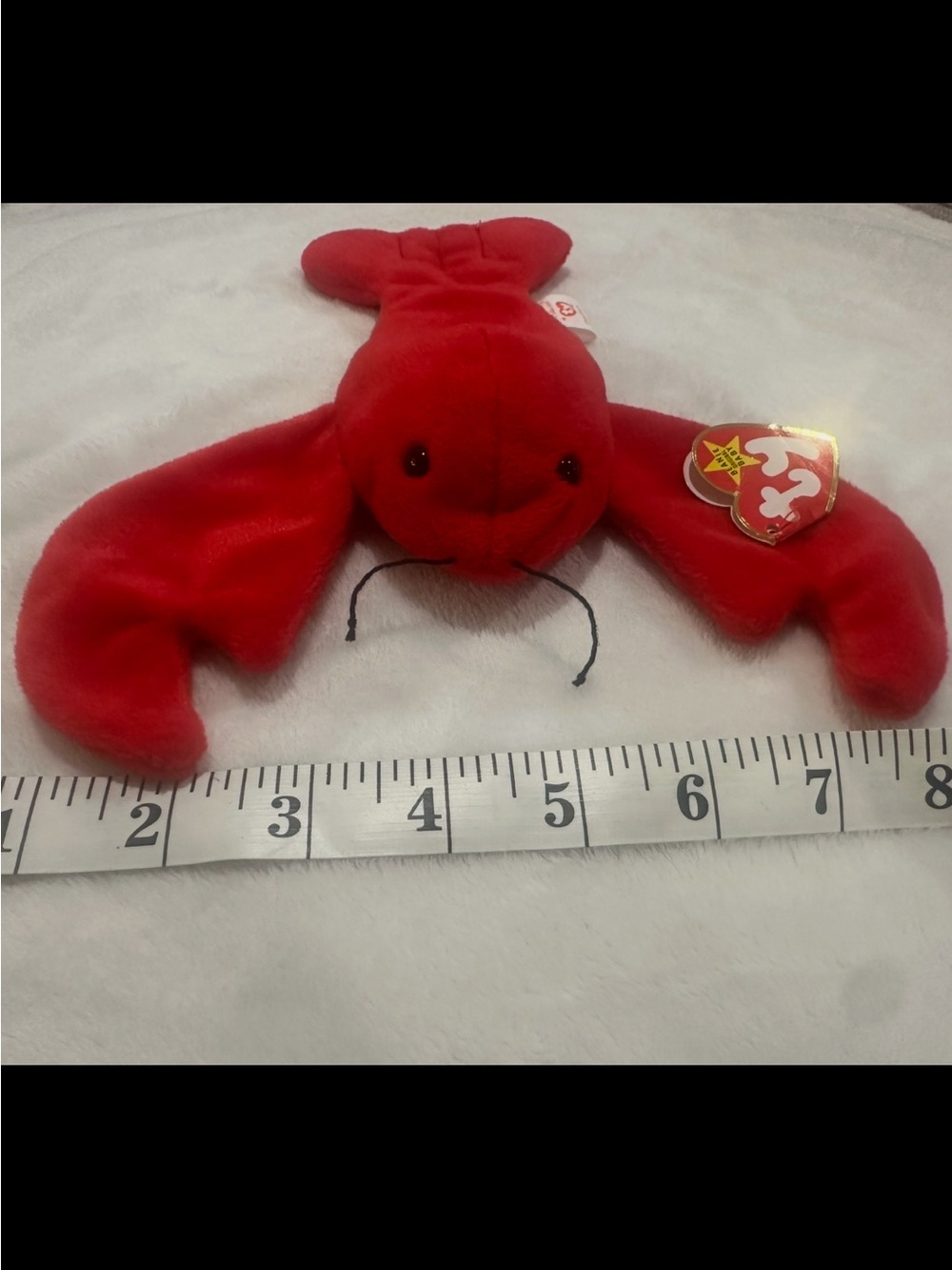Ty Red Plush Lobster Toy